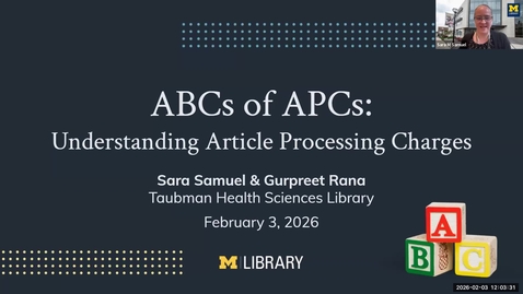 Thumbnail for ABCs of APCs: Understanding Article Processing Charges