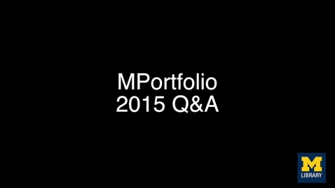 Thumbnail for MPortfolio 2015 Q&amp;A
