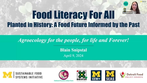Thumbnail for Agroecology for the People, for Life and Forever!