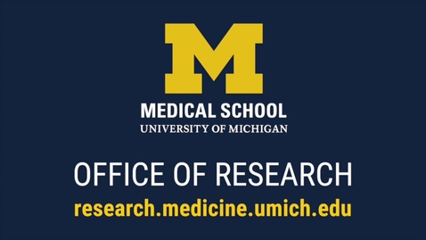 Thumbnail for entry Services and Resources of the Medical School Office of Research