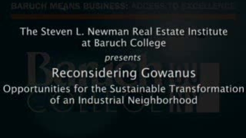 Thumbnail for entry Reconsidering Gowanus: Opportunities for the Sustainable Transformation of an Industrial Neighborhood
