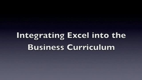 Thumbnail for entry Zicklin's Online Learning and Evaluation Initiative. Integrating Excel into the Business Curriculum: Interview with Fred Burke