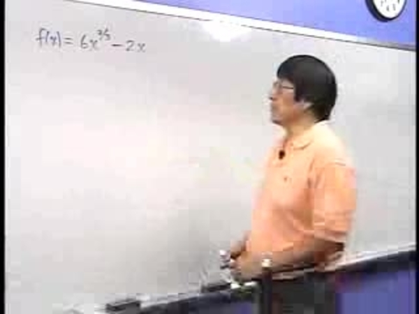 Chapter 1.2: First Derivative Test - 04) Example 4