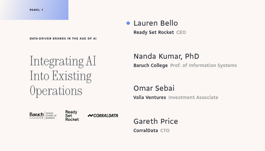 Data-Driven Brands in the Age of AI. Panel 1: Integrating AI Into Existing Operations