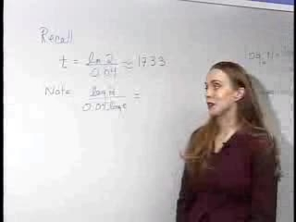 Chapter 2.6: Properties of Logarithmic Functions - 12) Change of Base