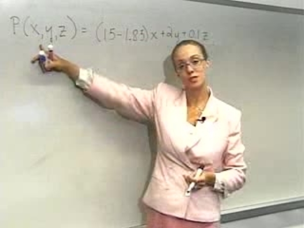 Chapter 2.1: Basic Operations - 03) Matrices: 3-Variable Example