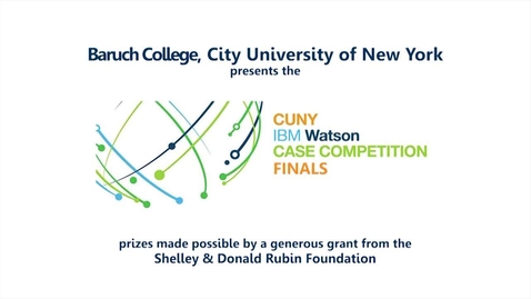 Thumbnail for entry CUNY-IBM Watson Case Competition Finals