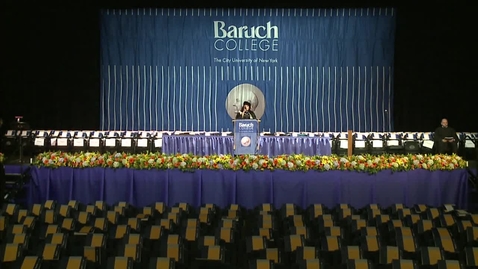 Thumbnail for entry Baruch College 49th commencement exercises (2014). Morning session.