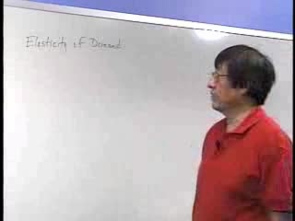Chapter 1.5: Business and Economic Optimization Problems - 06) Elasticity of Demand