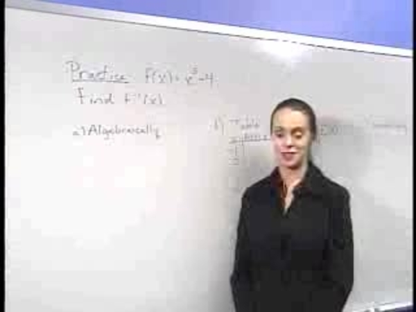 Chapter 2.1: Inverse Functions - 05) Practice 1