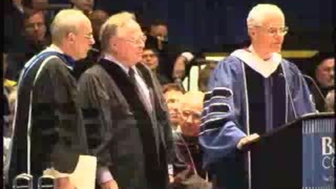 Thumbnail for entry Baruch College Commencement (2004): Honorary Degree Recipient Laurance Field