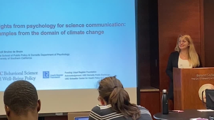 Psychology Colloquium: Insights from psychology for climate change communications