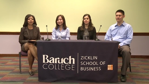 Thumbnail for entry Zicklin School of Business MBA Virtual Information Session