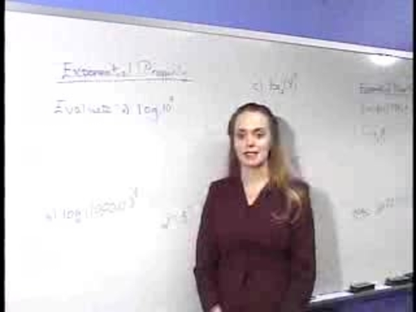 Chapter 2.6: Properties of Logarithmic Functions - 05) Discovering Exponential Property