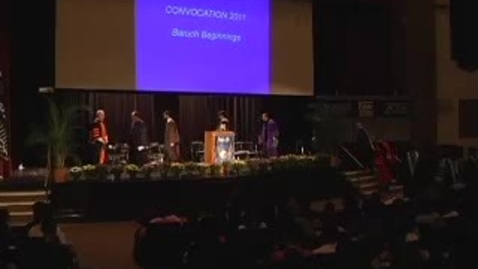 Thumbnail for entry Baruch College Convocation (2011)