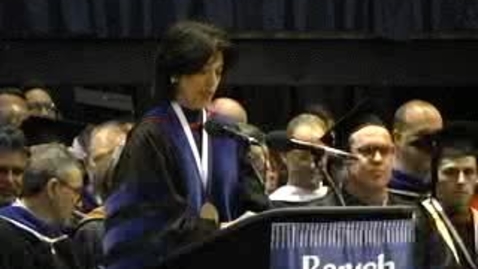 Thumbnail for entry Baruch College Commencement (2005): Awards