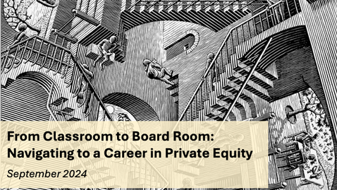 Thumbnail for Mitsui Lunch-Time Forum : From Classroom to Boardroom: Navigating to a Career in Private Equity