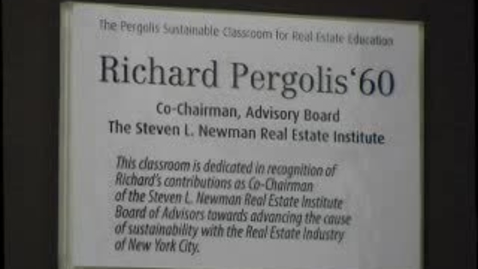 Thumbnail for entry Dedication of the Pergolis Urban Classroom