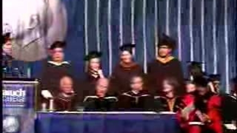Thumbnail for entry Baruch College Commencement (2007, Afternoon Session): Conferral of Degrees