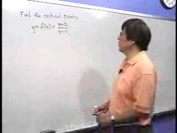 Chapter 1.1: Extrema of a Function - 07) Finding Extreme Values