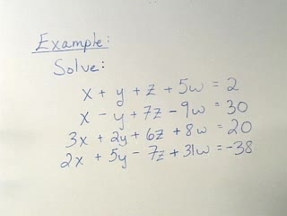 Inconsistent System Of Linear Equations Example