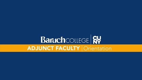 Thumbnail for Adjunct Faculty Orientation - Writing Center