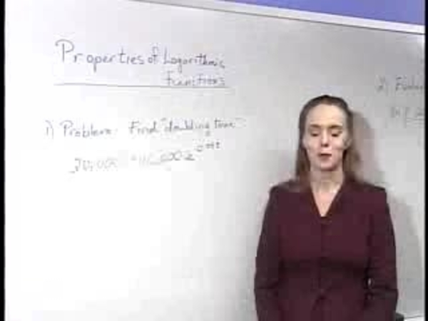 Chapter 2.6: Properties of Logarithmic Functions - 01) Properties of Logs
