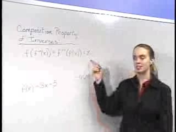 Chapter 2.1: Inverse Functions - 03) Composition Property