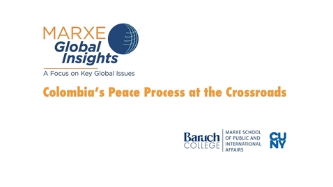 Thumbnail for entry Colombia's Peace Process at the Crossroads