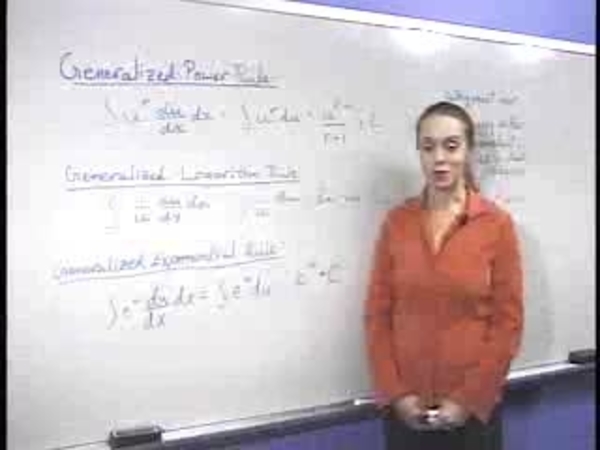 Chapter 3.3: The Substitution Method - 04) Generalized Rules