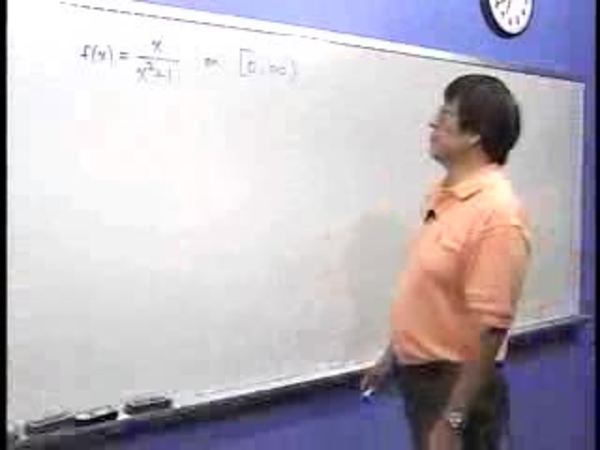 Chapter 1.1: Extrema of a Function - 09) Example 6
