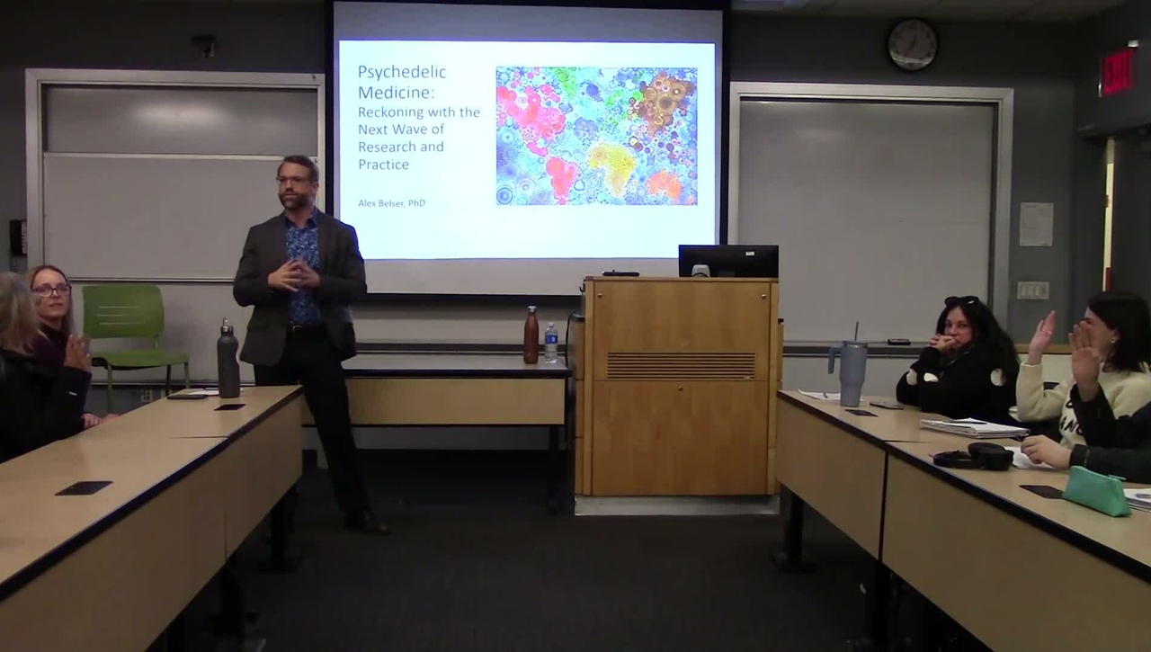 Psychedelic medicine : reckoning with the next wave of research and practice (Psychology Department Colloquium)