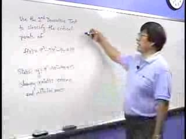 Chapter 1.3: Concavity and the Second Derivative - 09) Example 6