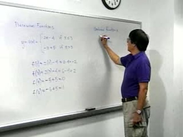 Chapter 1.2: Basic Notions of Functions - 05) Example 10