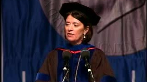 Thumbnail for entry Baruch College Commencement (2007): Keynote Speaker Rossana Rosado