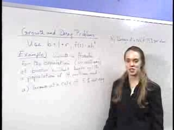 Chapter 2.2: Exponential Functions - 08) Growth Decay Formulas