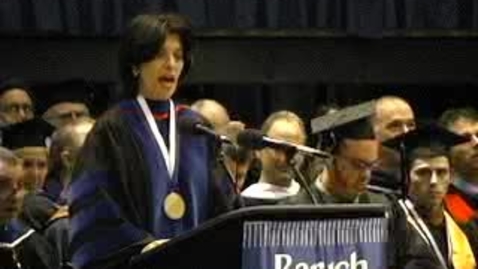 Thumbnail for entry Baruch College Commencement (2004): Valedictorian Eric Green