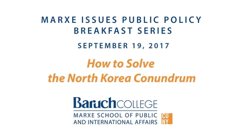 Thumbnail for entry How to Solve the North Korea Conundrum?