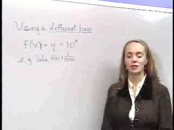 Chapter 2.5: Logarithmic Functions - 05) Inverse y equals 10 to x