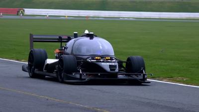 The Roborace's Self-Driving Race Car Is Every Kind of Absurd