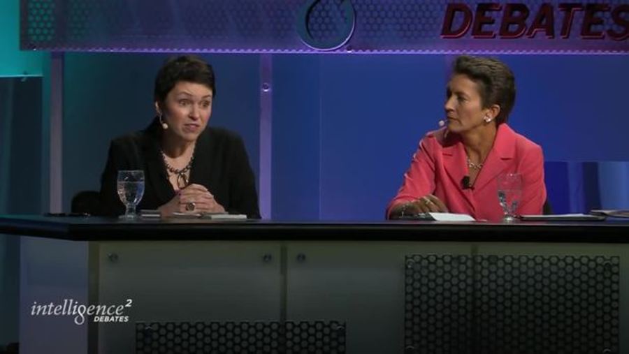 two people debating