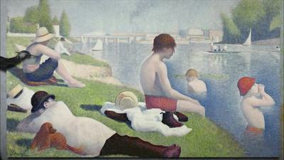 Films Media Group Bathers At Asnieres 1884 By Georges Seurat Smart Secrets Of Great Paintings