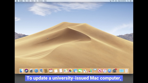 Thumbnail for Mac OS Updates