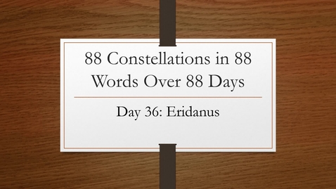 Thumbnail for eridanus