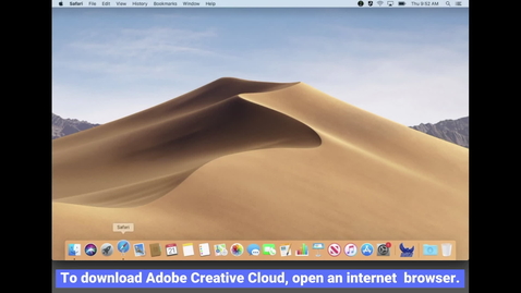 Thumbnail for Adobe Creative Cloud: Installing on personal machine