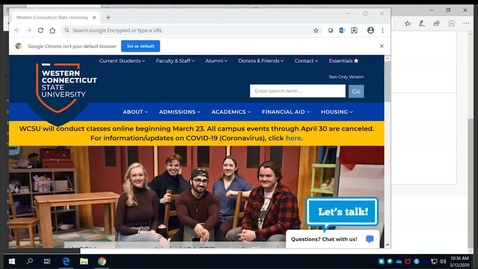 Thumbnail for Setting up WebEx