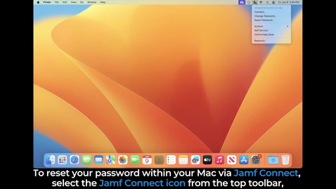Thumbnail for Jamf Connect: Password Reset