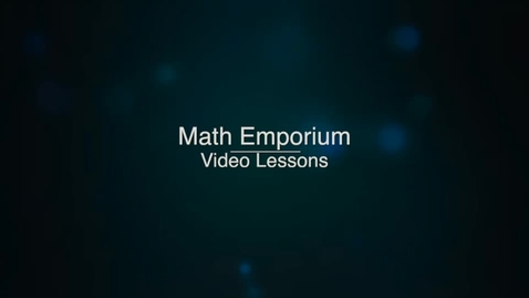 Thumbnail for entry Simplifying Rational Expressions, Part 2