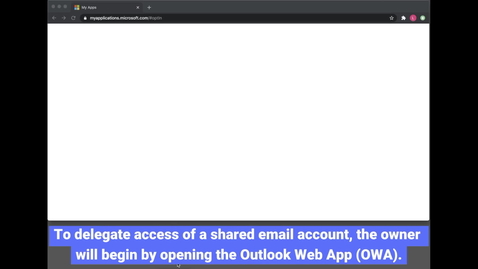 Thumbnail for Email: Shared Accounts - Delegating Access