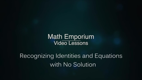 Thumbnail for Recognizing Identities and Equations with No Solution